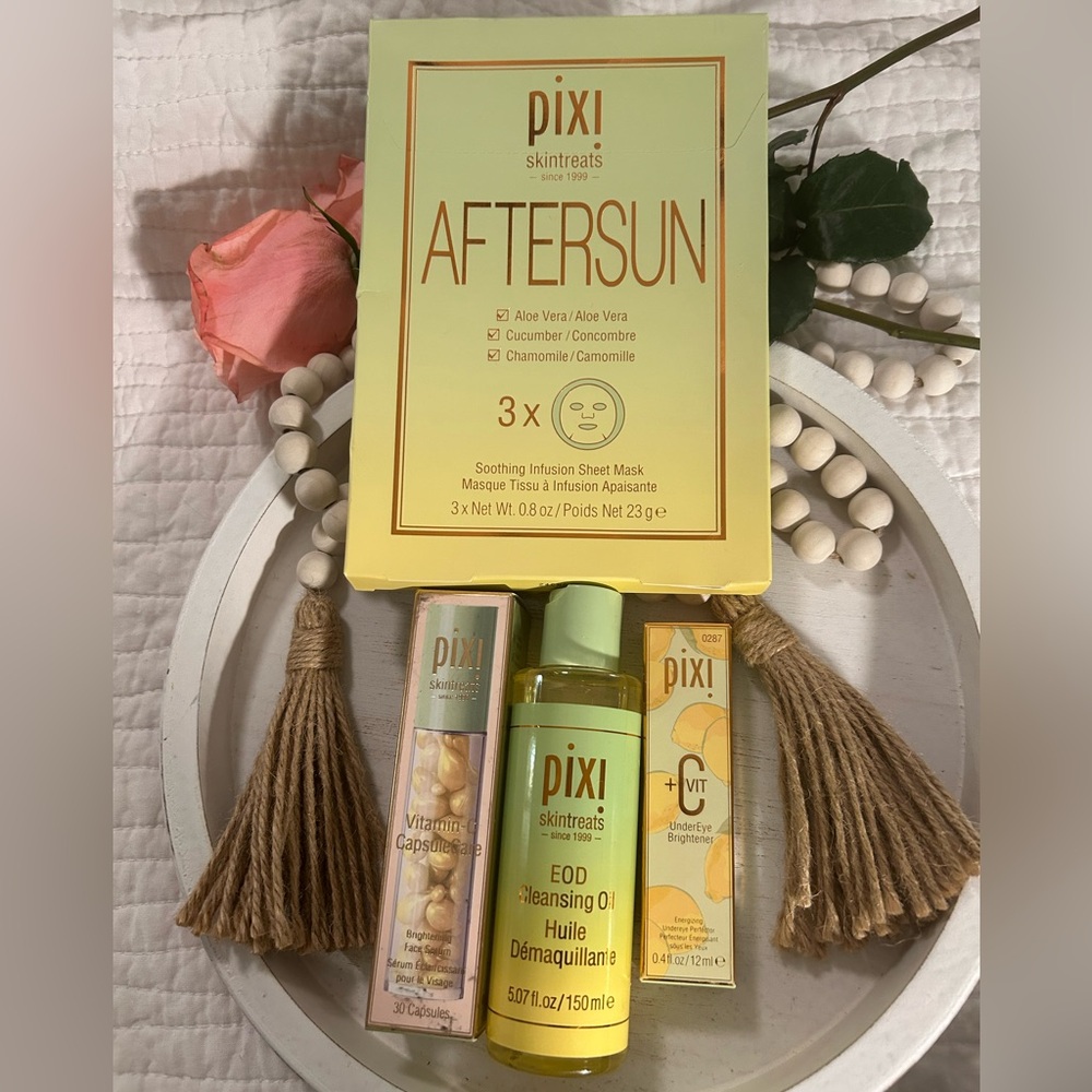 ✨ 🌞💛 Pixi Vitamin-C Glow Set (4 Full-Size Products) ✨ Brand new
